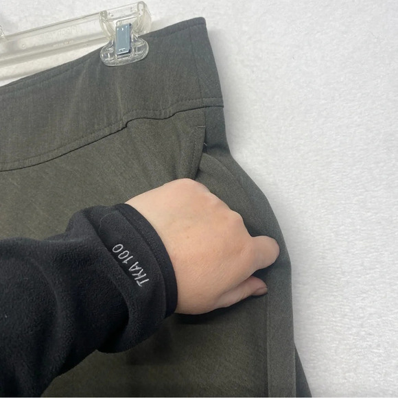 Jones New York Collection Stretch MIDI Skirt Brown 14 Pockets A Line - Picture 5 of 8